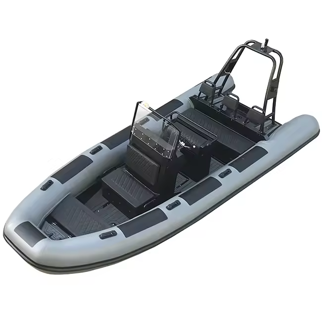 Luxury Ocean Durable Aluminum RIB 18.3ft RIB560 Orca Hypalon/PVC Inflatable Boats