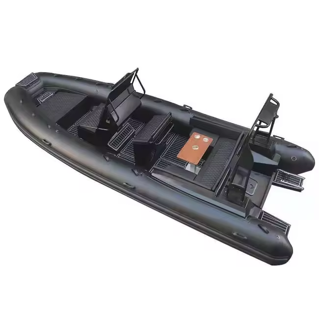 Hypalon Aluminum Hull RIB 640 Inflatable Rescue Boat 