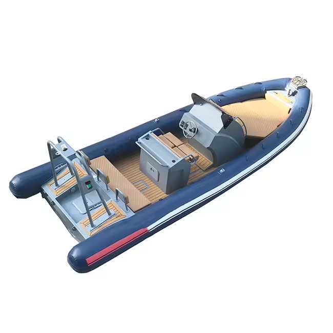 23ft RHIB 700 Aluminum Hull RIB Orca/Hypalon Patrol Inflatable Boat For Sale