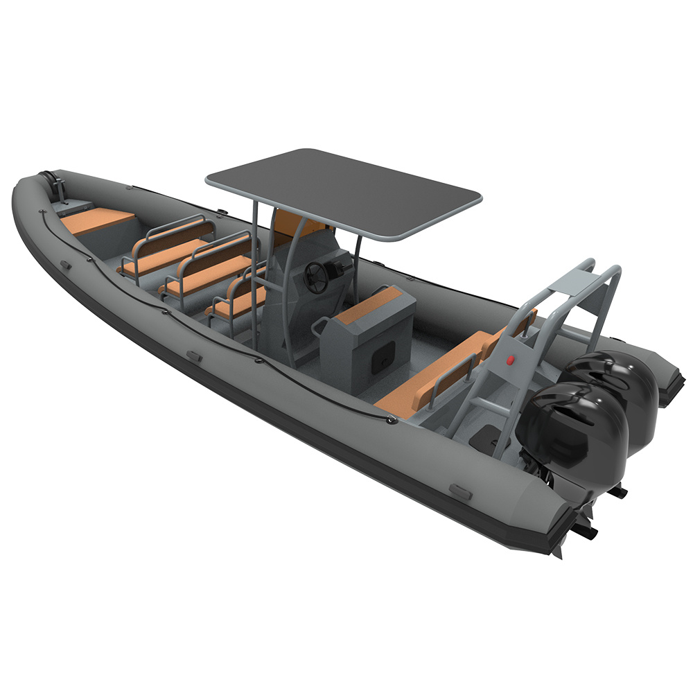 Heavy Duty 28ft RHIB 860 ORCA Hypalon Aluminum Military RIB Boats