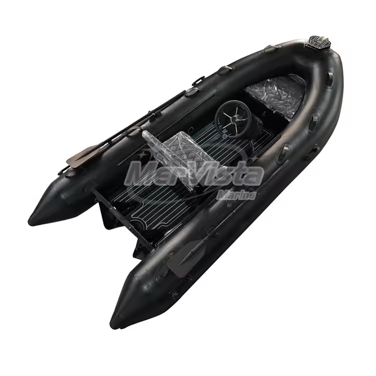 12feet black Aluminum RIB Inflatable Military Boat