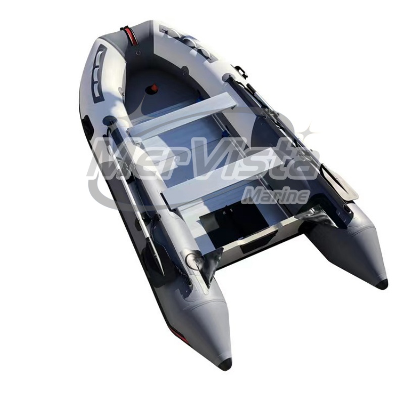 Hot Sale Product Light Color 3.2m 0.9mm PVC Inflatable Boat  with Outboard Engine