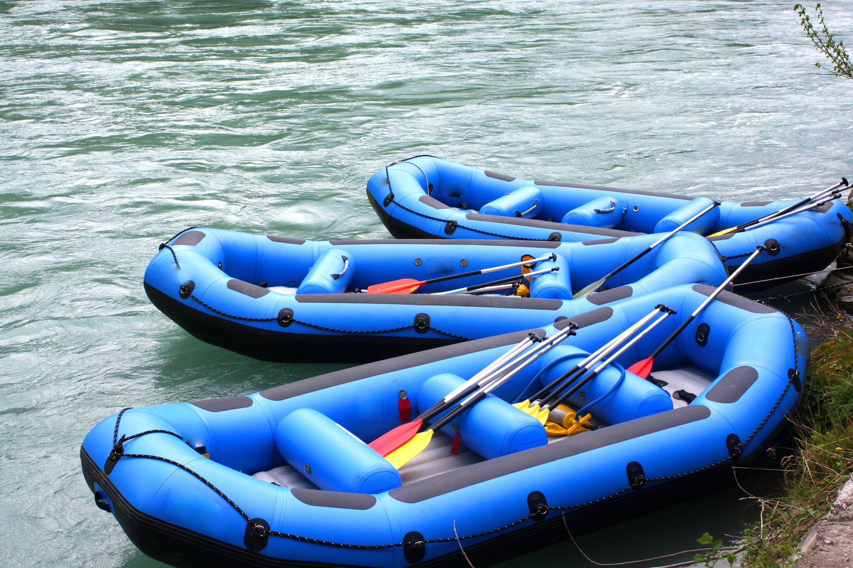 white water rafting boat